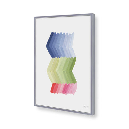[Color:Polished Chrome], Picture of art in a Polished Chrome frame of the corner