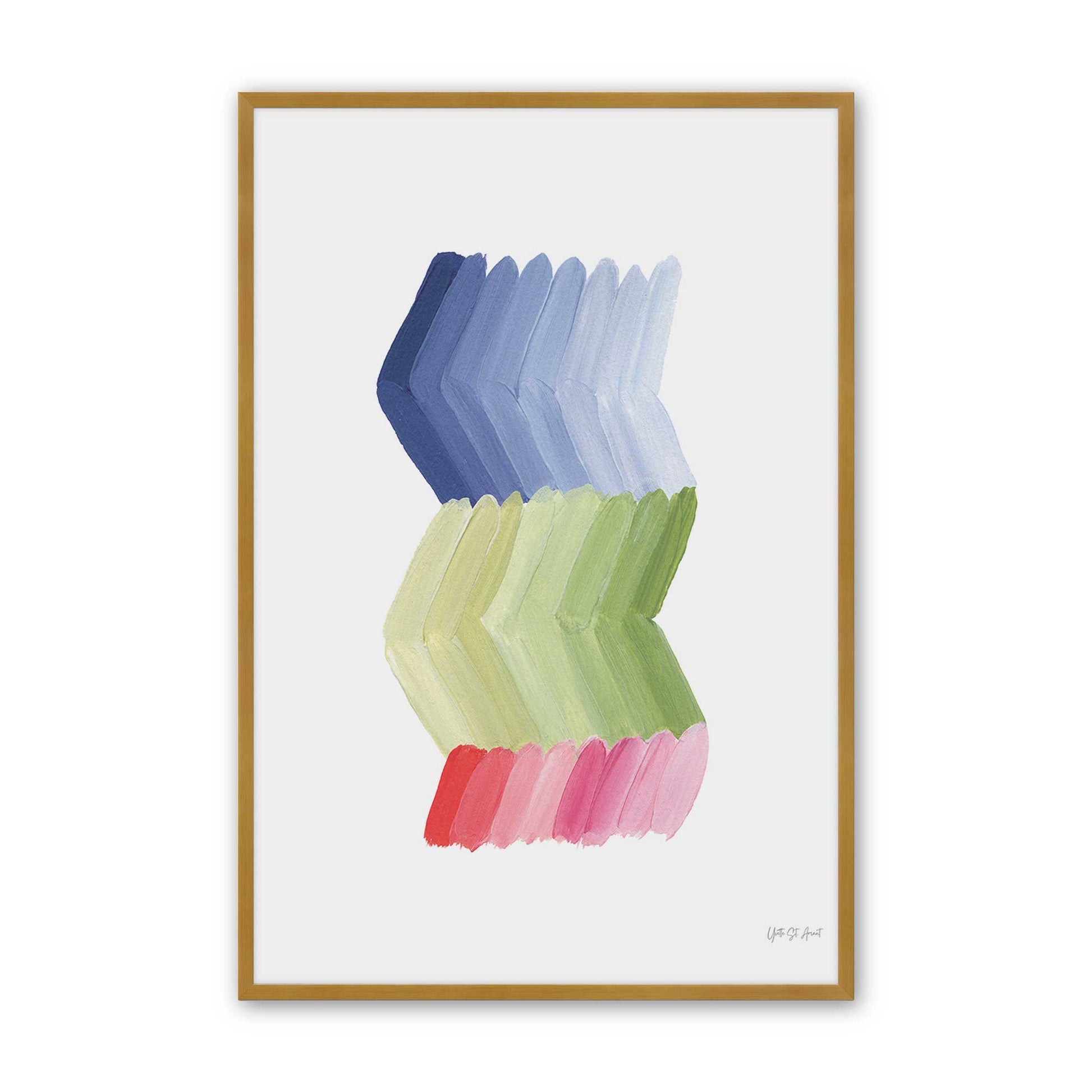 [Color:Polished Gold], Picture of art in a Polished Gold frame