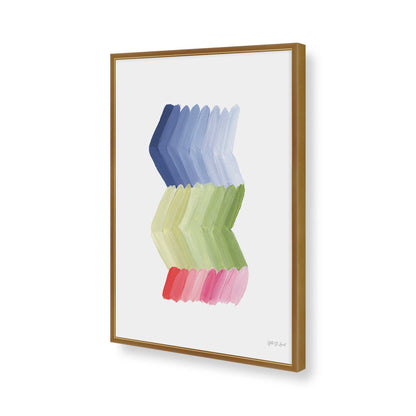 [Color:Polished Gold], Picture of art in a Polished Gold frame of the corner