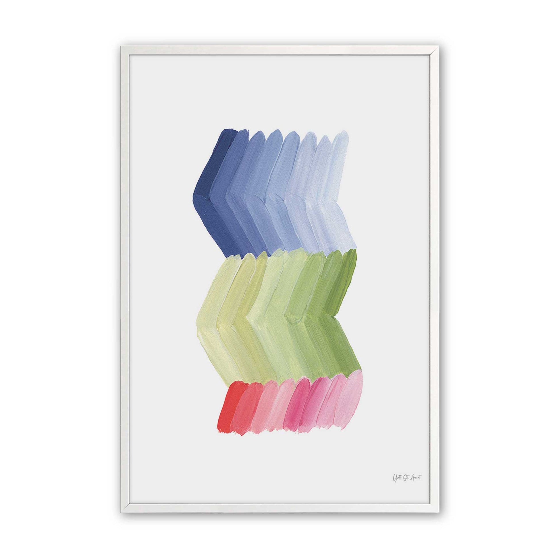 [Color:Opaque White], Picture of art in a Opaque White frame