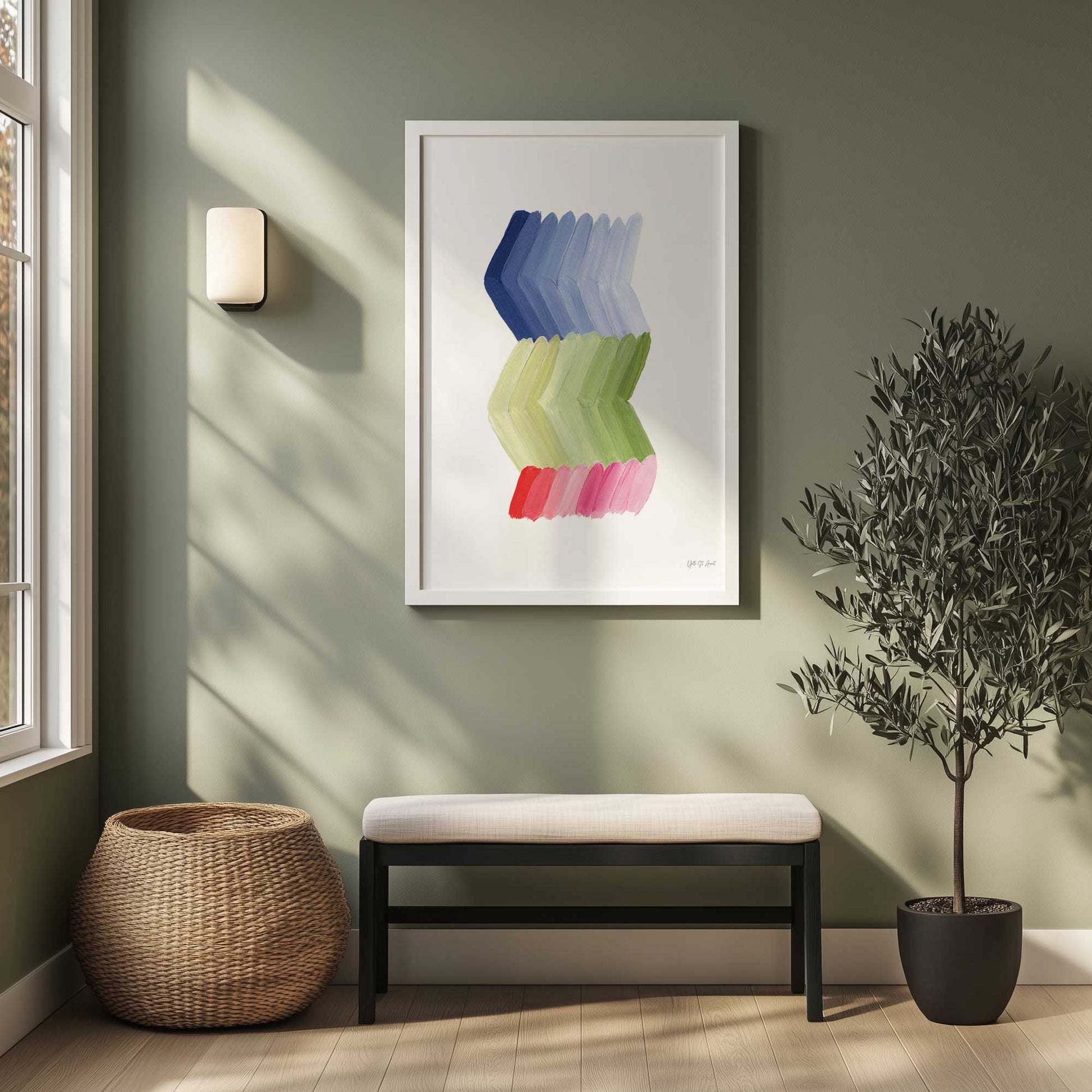 Picture of art in a room