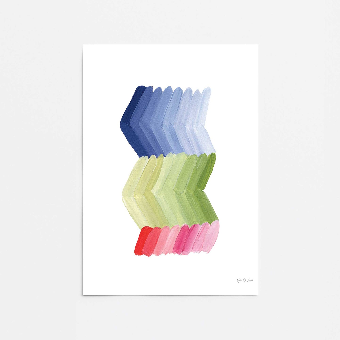 [Color:Rolled Print], Picture of close up of art
