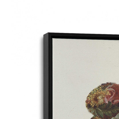 [Color:Satin Black], Picture of art in a Satin Black frame at an angle