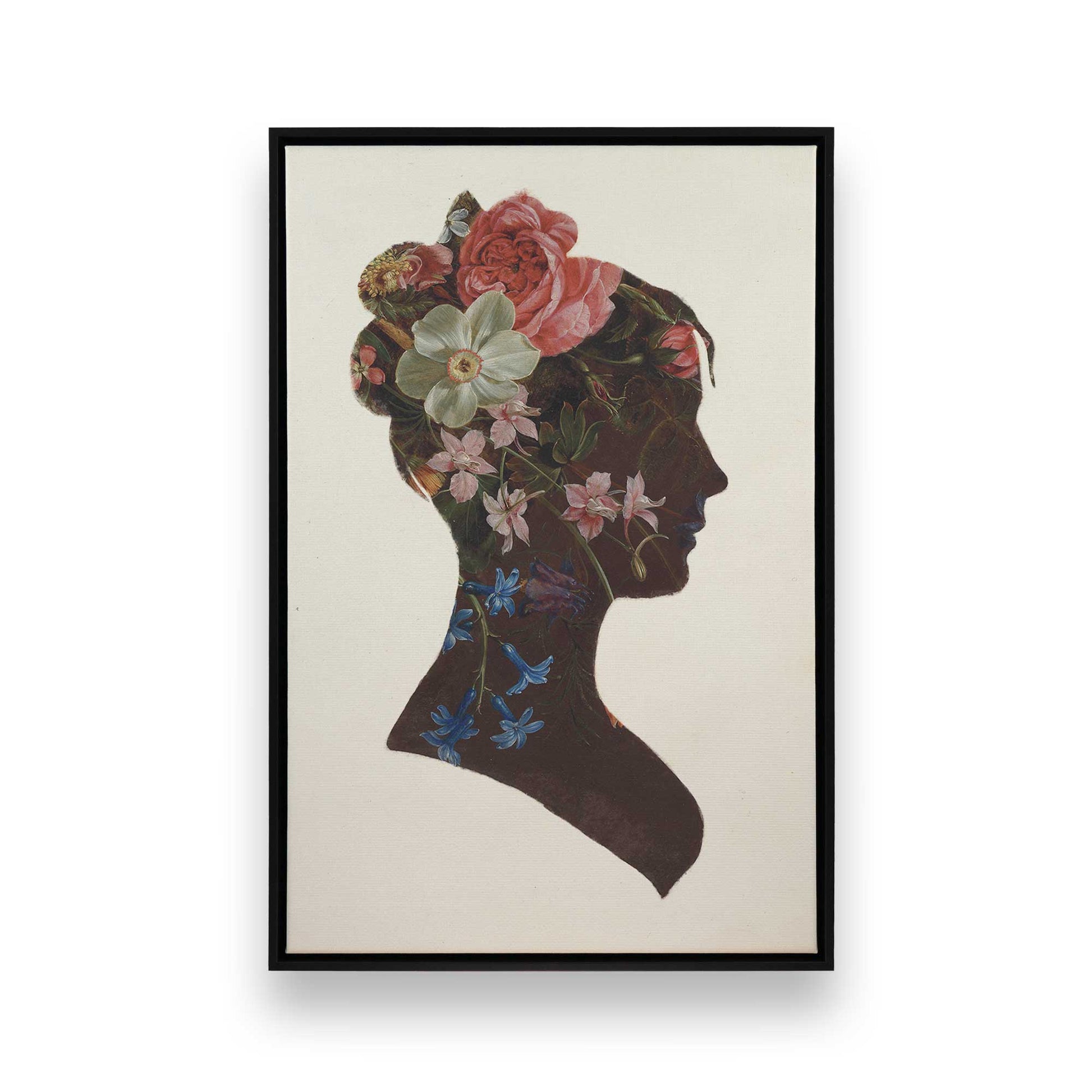 [Color:Satin Black], Picture of art in a Satin Black frame