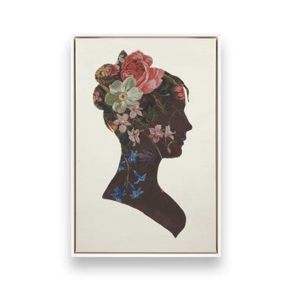 [Color:Opaque White], Picture of art in a White frame