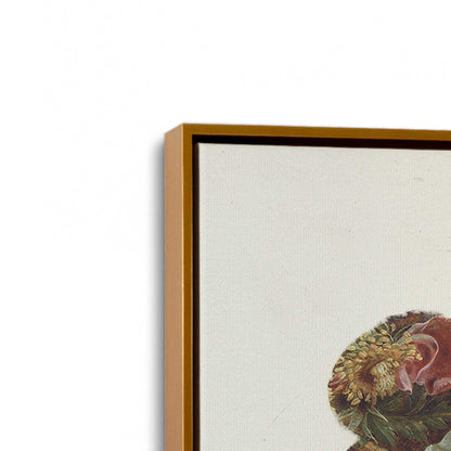 [Color:Polished Gold], Picture of art in a Polished Gold frame at an angle