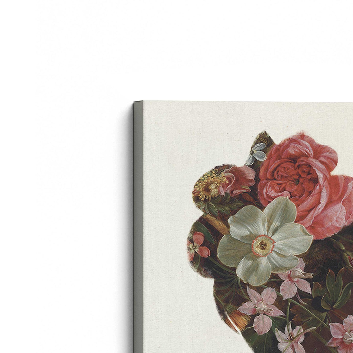 [Color:Stretched Canvas], Picture of the corner of the art