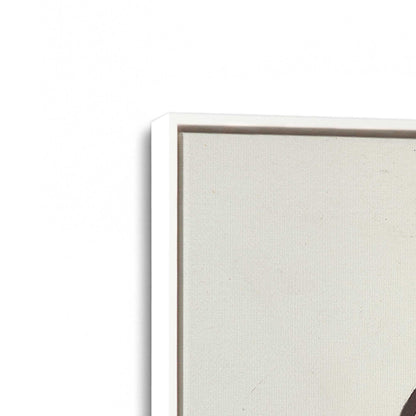 [Color:Opaque White], Picture of art in a White frame at an angle