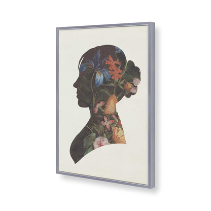 [Color:Polished Chrome], Picture of art in a Polished Chrome frame of the corner