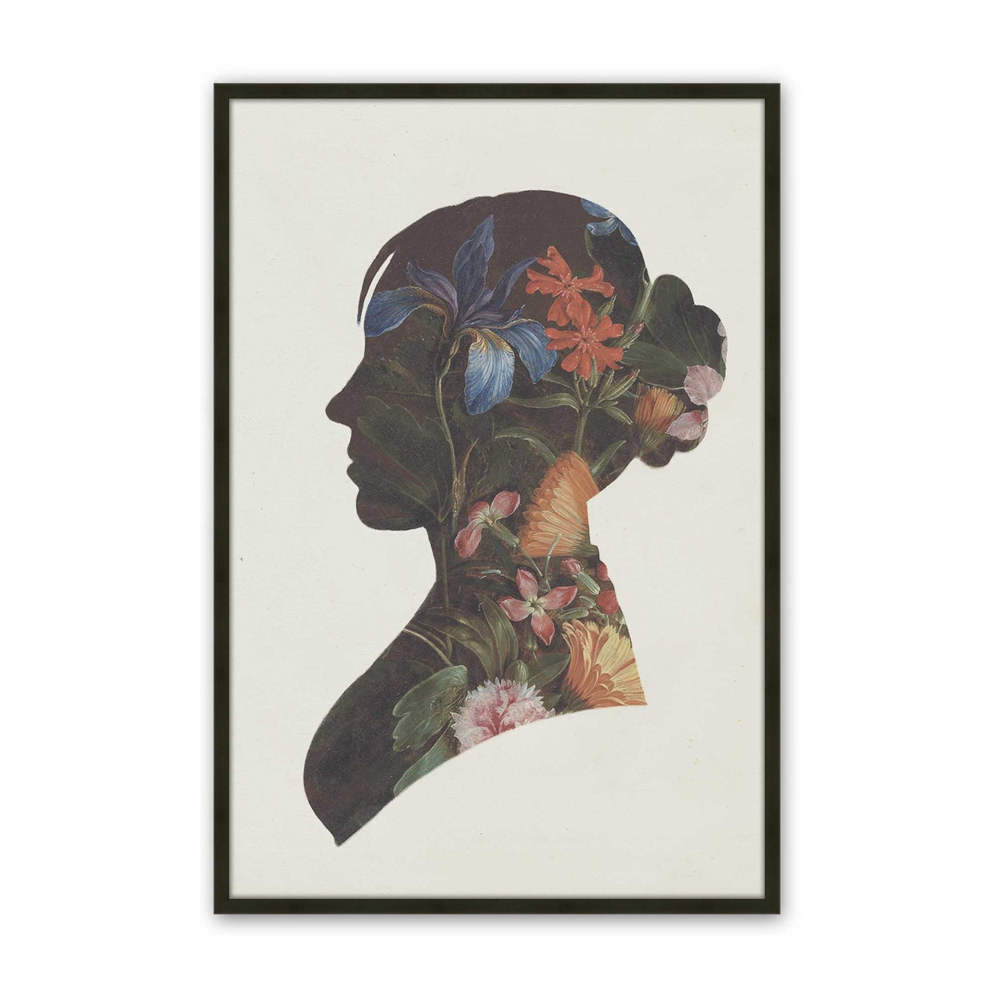 [Color:Satin Black], Picture of art in a Satin Black frame