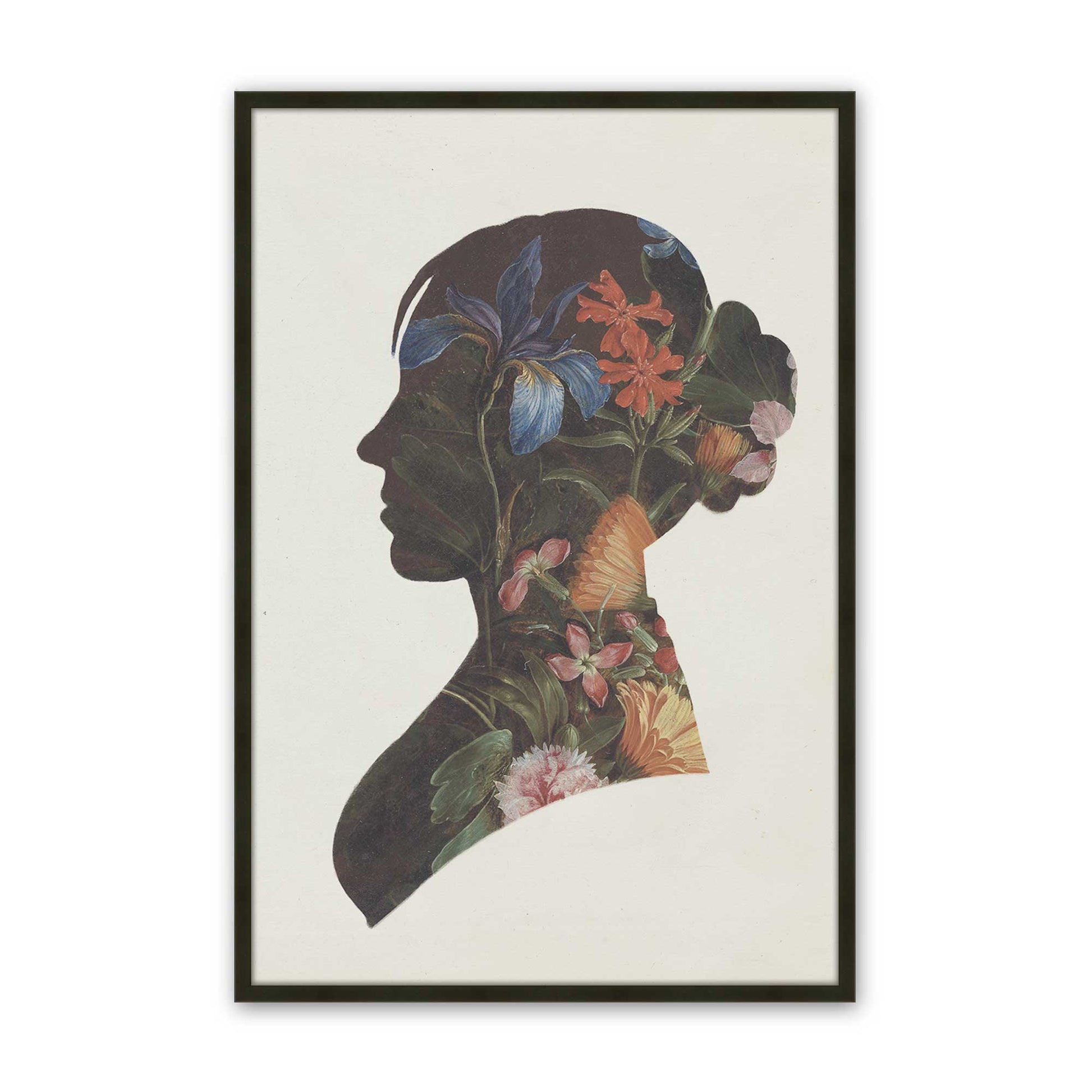 [Color:Satin Black], Picture of art in a Satin Black frame