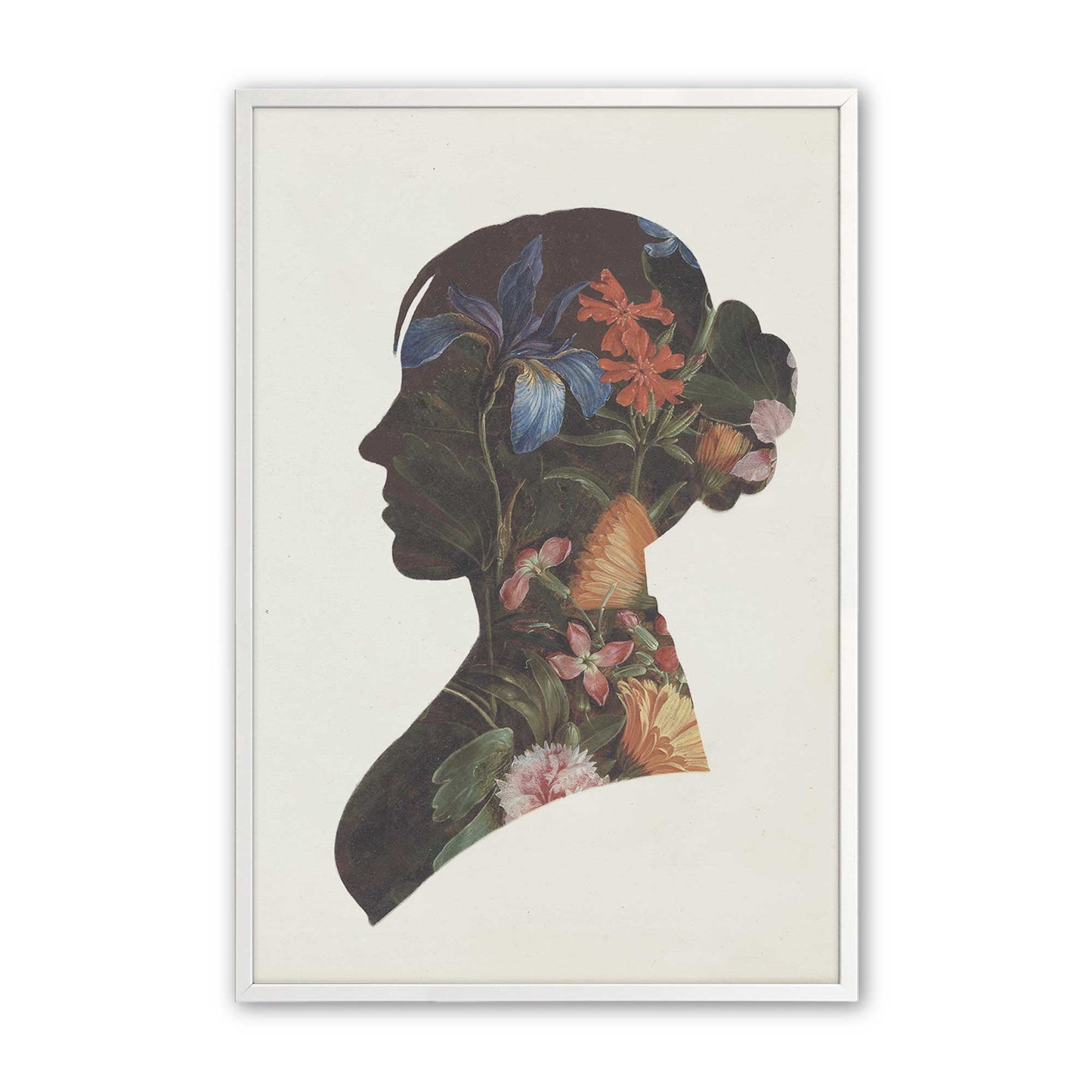 [Color:Opaque White], Picture of art in a Opaque White frame