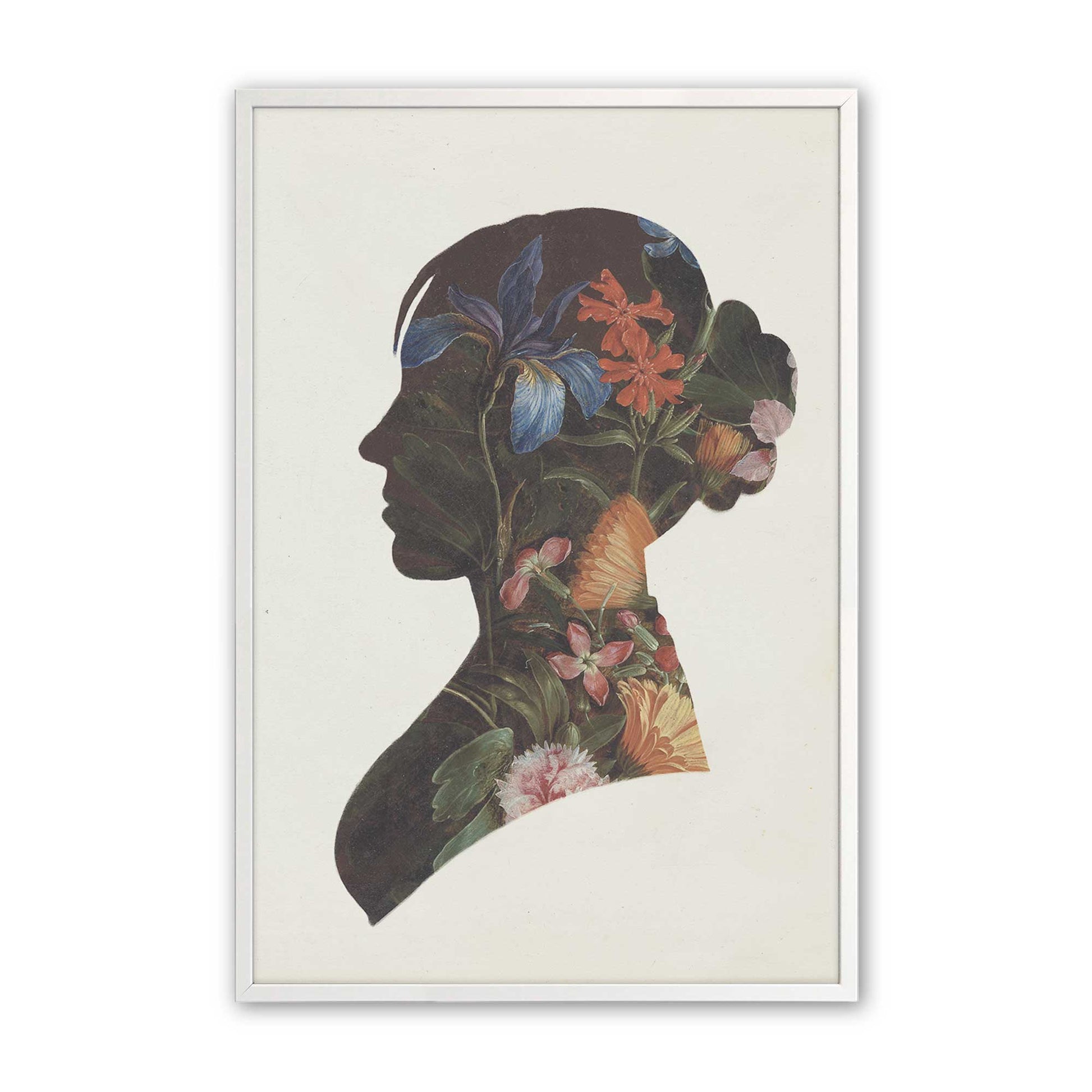 [Color:Opaque White], Picture of art in a Opaque White frame