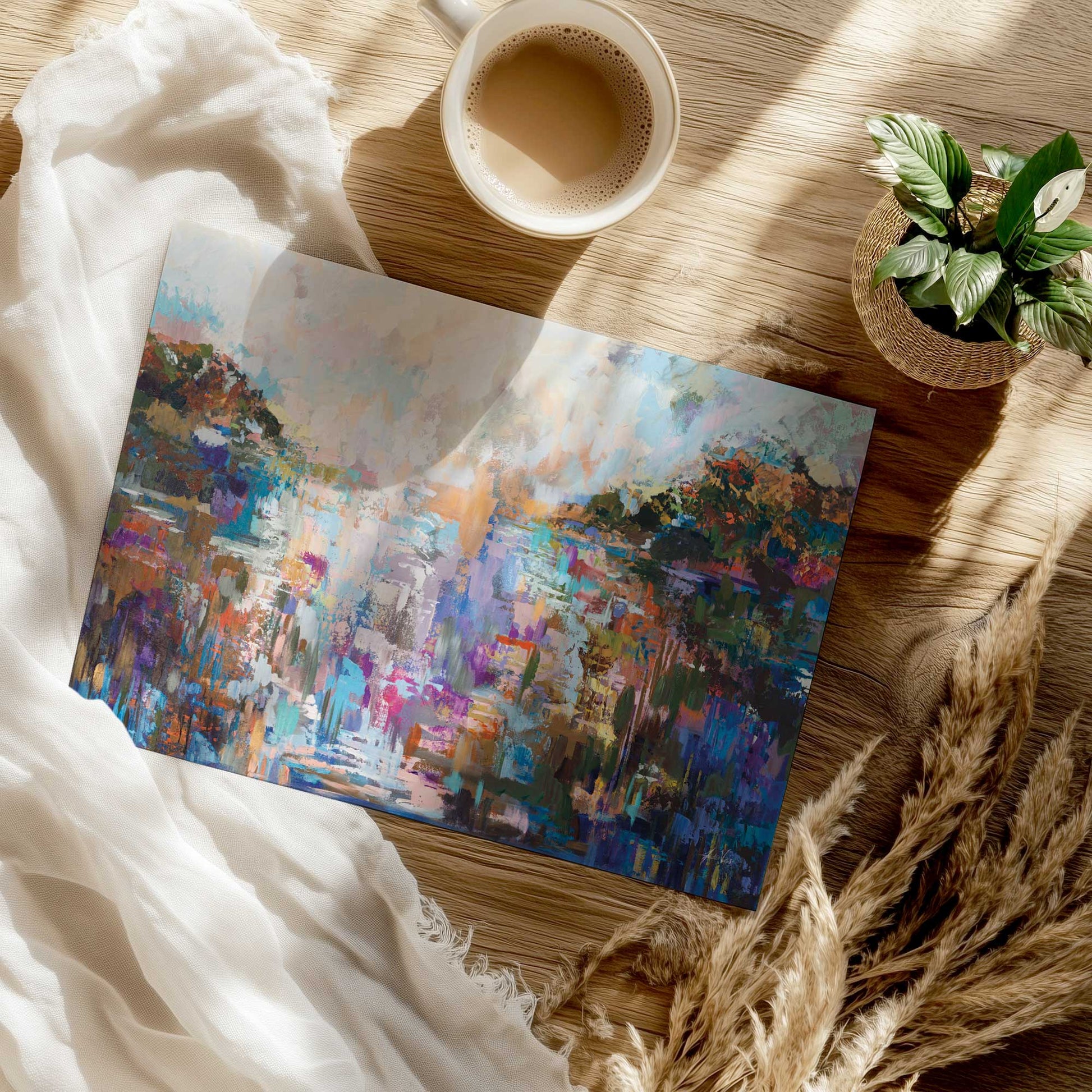 [Color:Rolled Print], Picture of close up of art