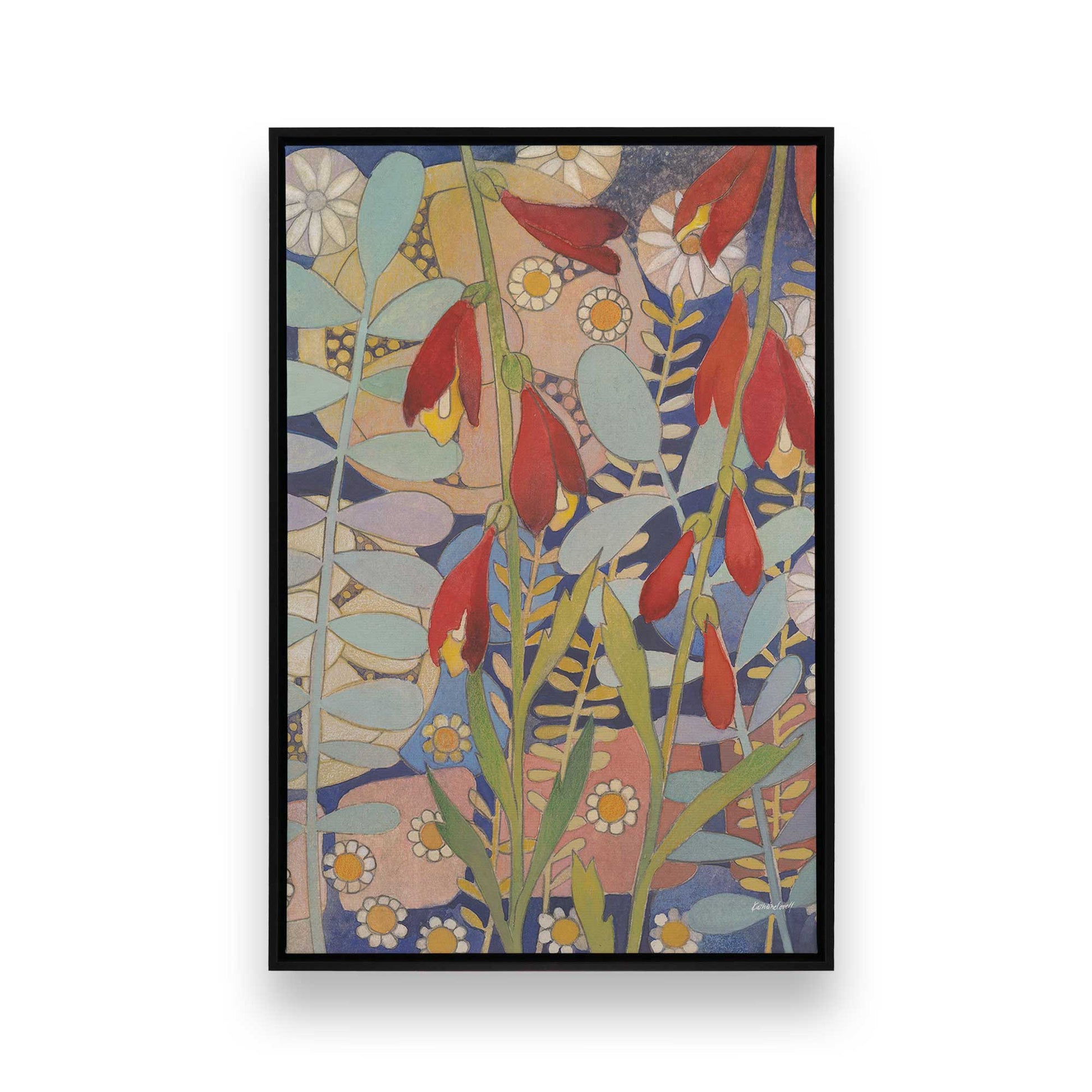 [Color:Satin Black], Picture of art in a Satin Black frame