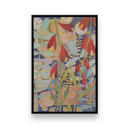 [Color:Satin Black], Picture of art in a Satin Black frame