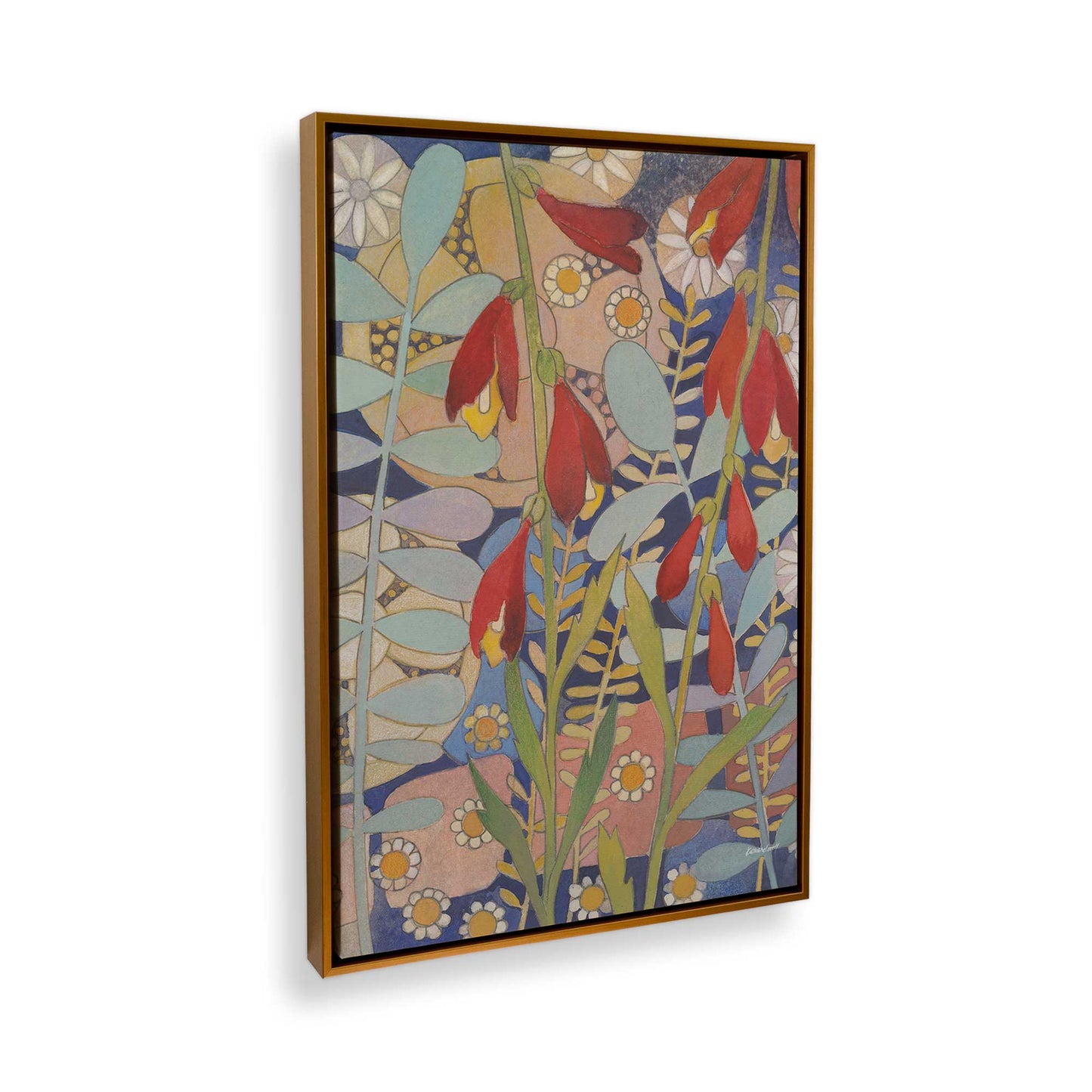 [Color:Polished Gold], Picture of the corner of the art