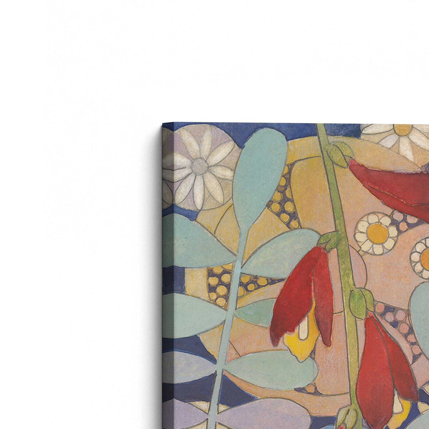 [Color:Stretched Canvas], Picture of the corner of the art