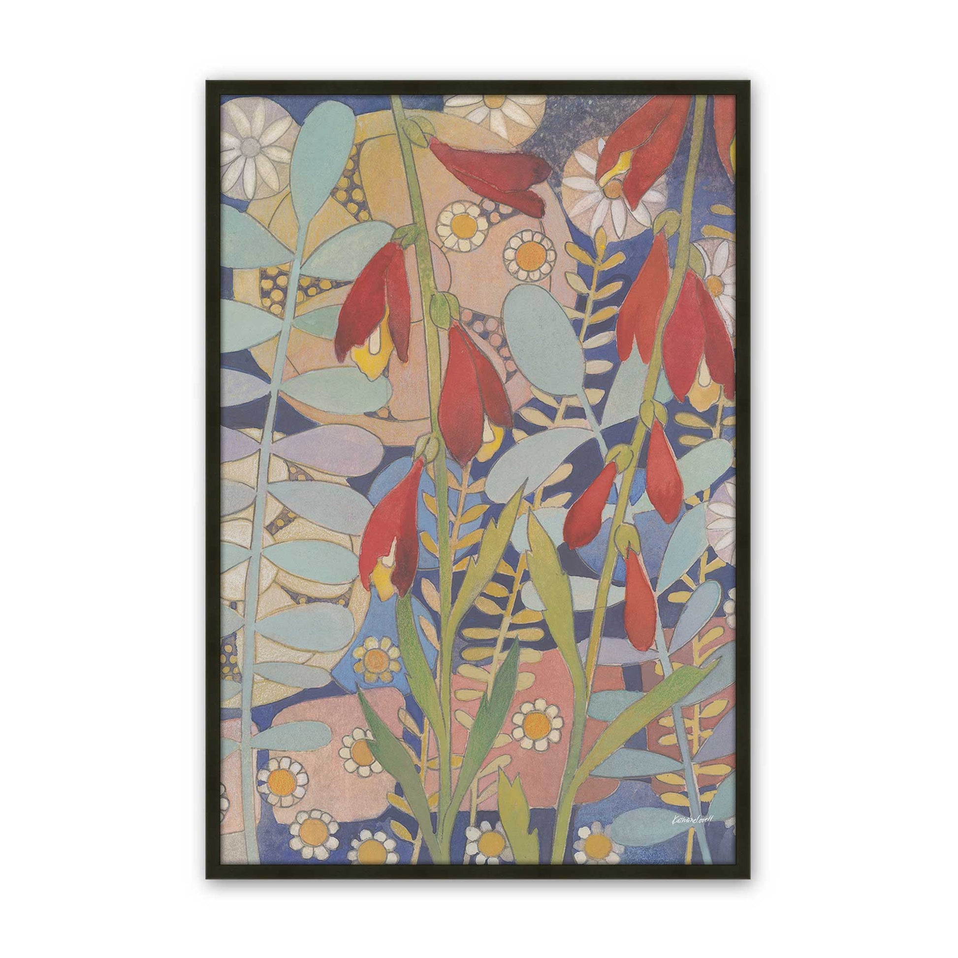 [Color:Satin Black], Picture of art in a Satin Black frame