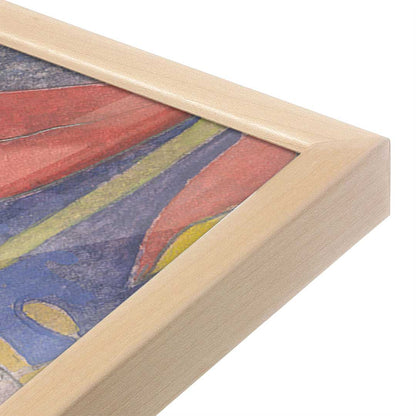 [Color:Raw Maple], Picture of art in a Raw Maple frame at an angle