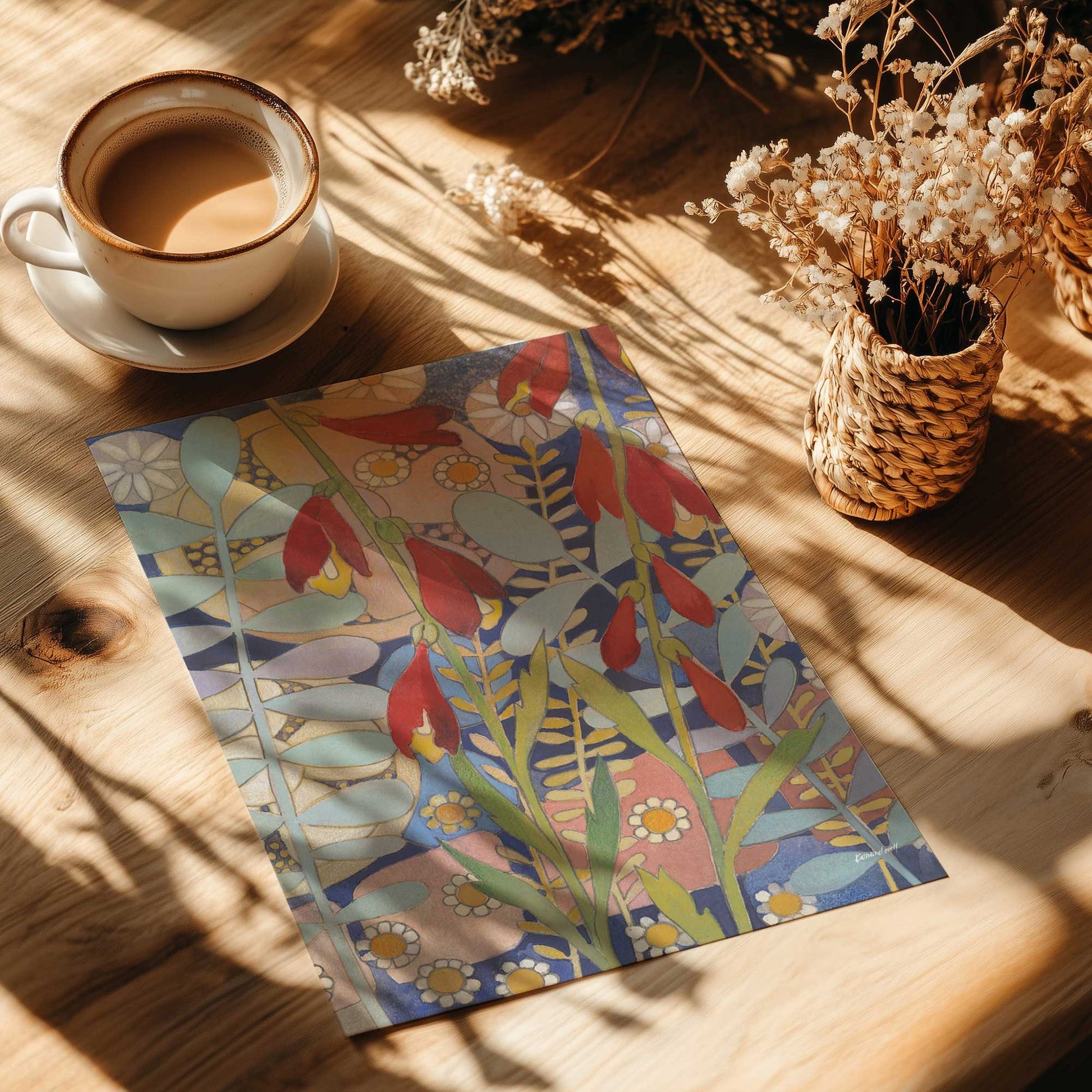 [Color:Rolled Print], Picture of close up of art