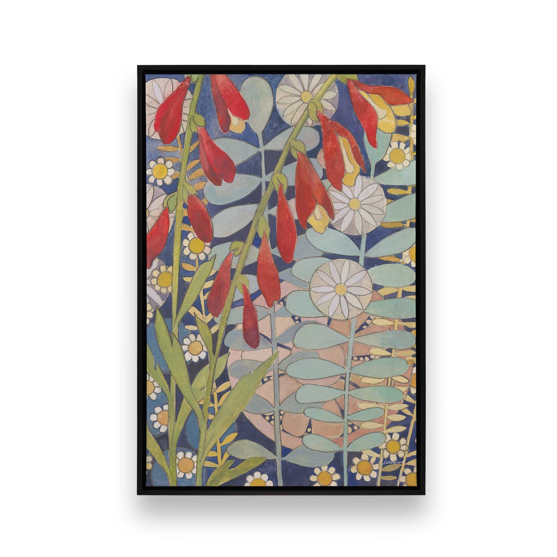 [Color:Satin Black], Picture of art in a Satin Black frame