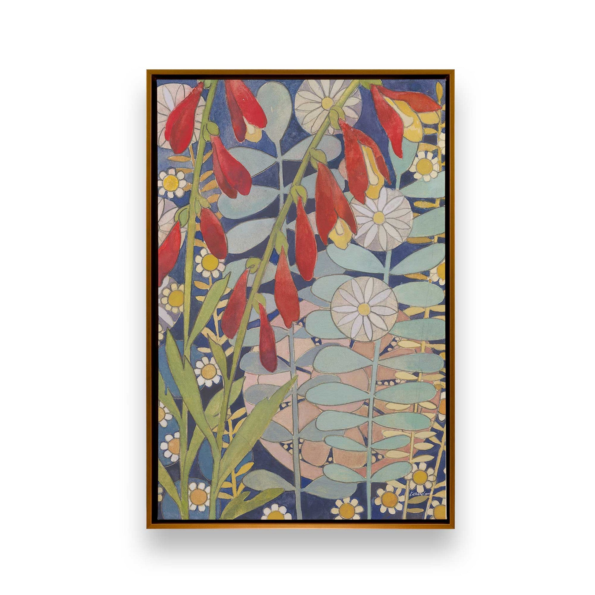 [Color:Polished Gold], Picture of art in a Polished Gold frame