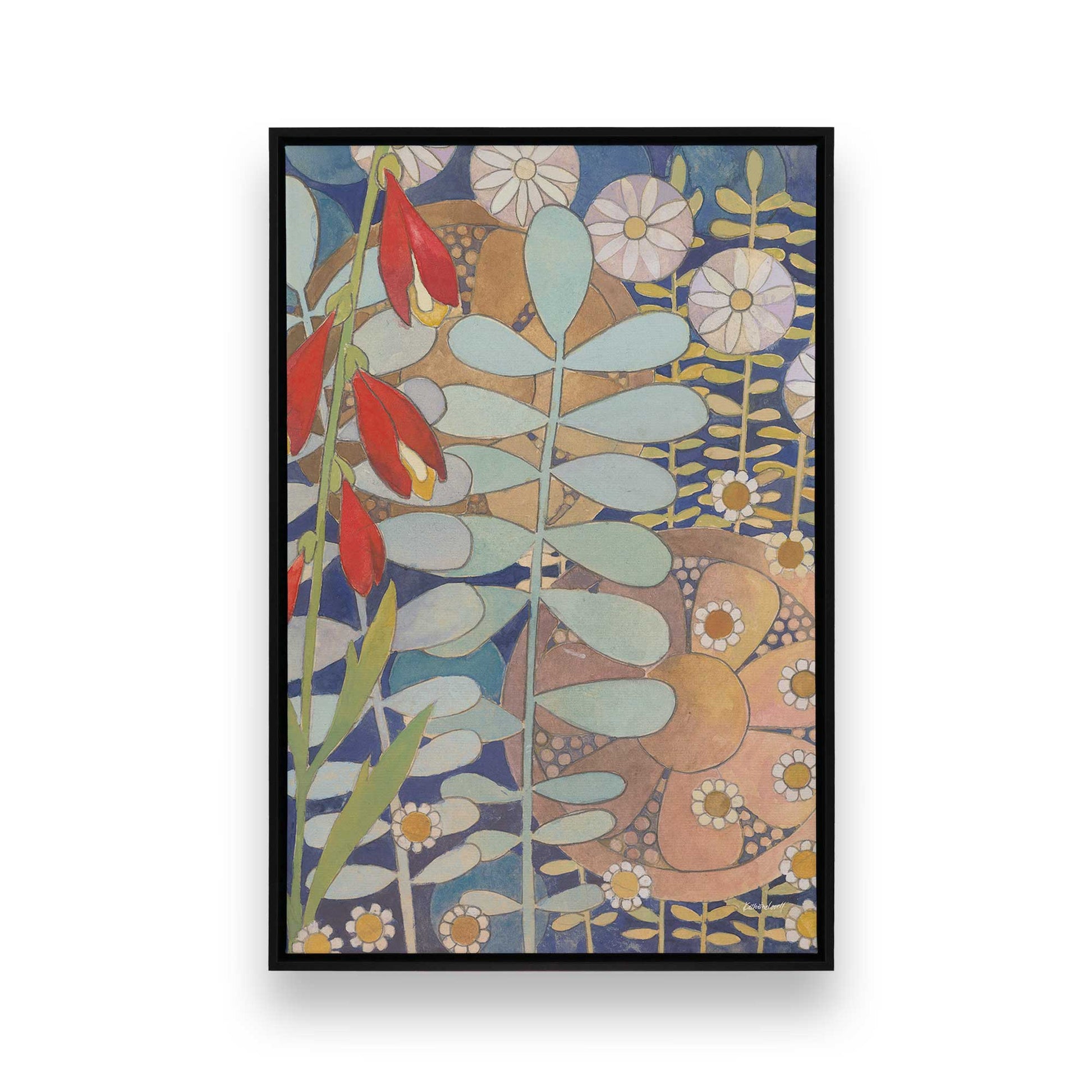 [Color:Satin Black], Picture of art in a Satin Black frame