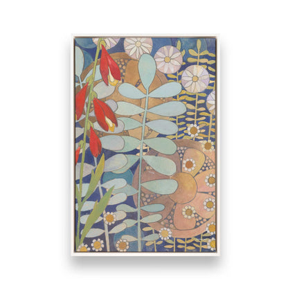 [Color:Opaque White], Picture of art in a White frame