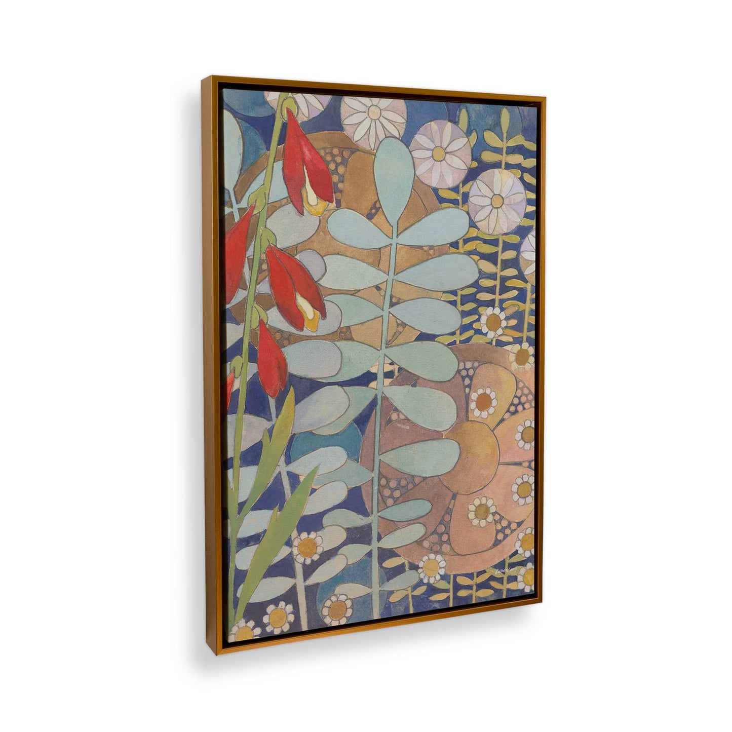 [Color:Polished Gold], Picture of the corner of the art