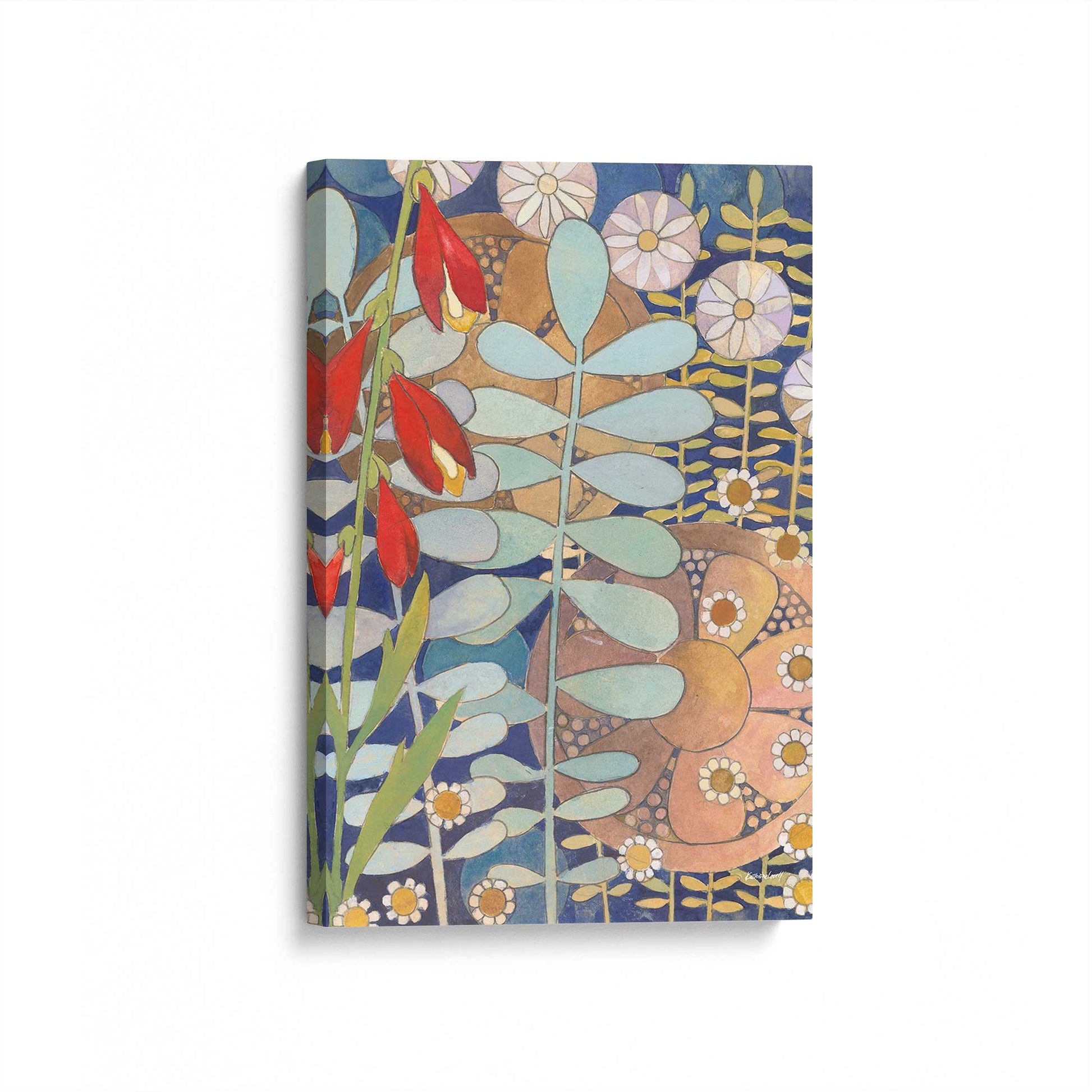 [Color:Stretched Canvas], Picture of art at an angle