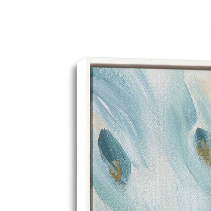 [Color:Opaque White], Picture of art in a White frame at an angle