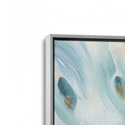 [Color:Polished Chrome], Picture of art in a Polished Chrome frame at an angle