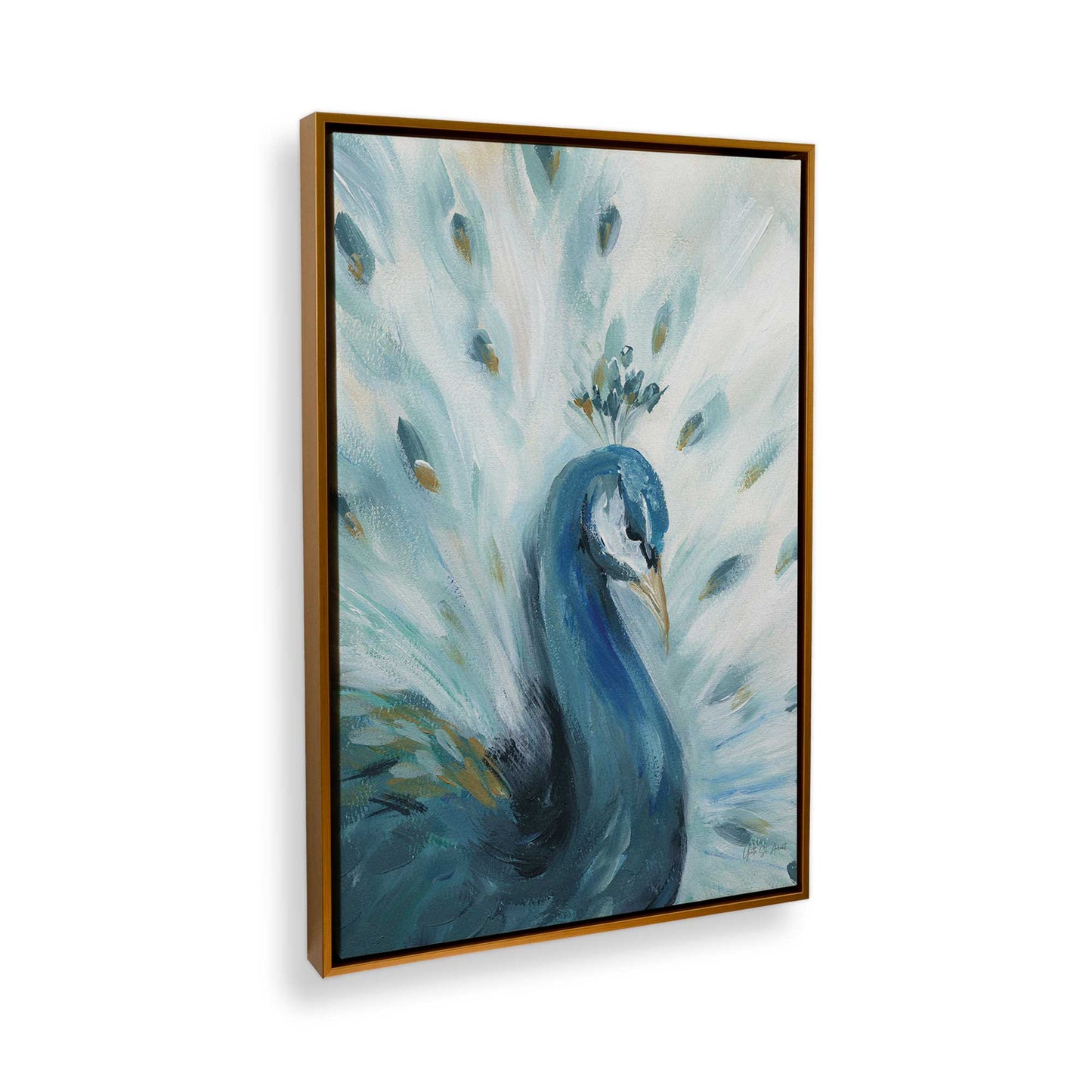 [Color:Polished Gold], Picture of the corner of the art