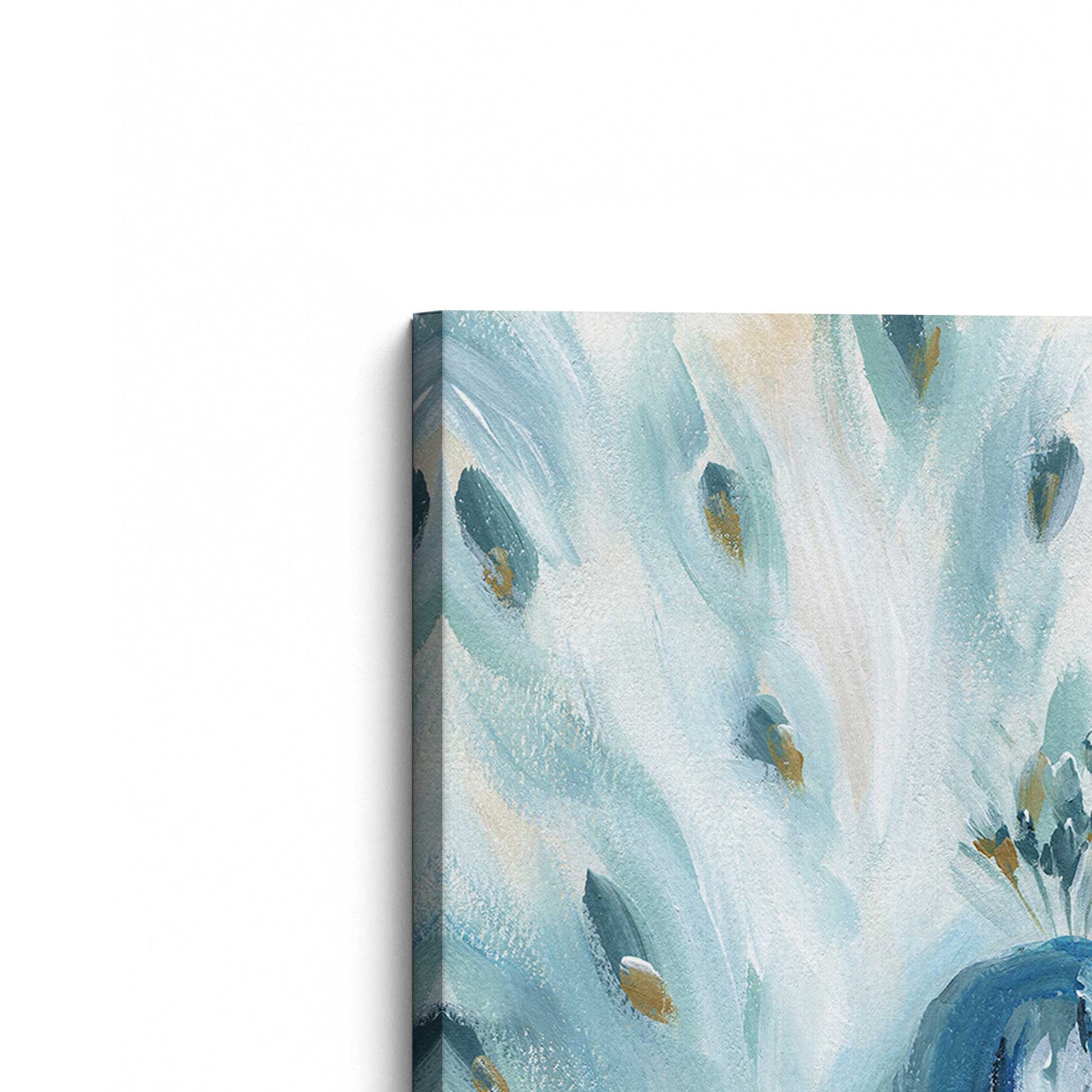 [Color:Stretched Canvas], Picture of the corner of the art