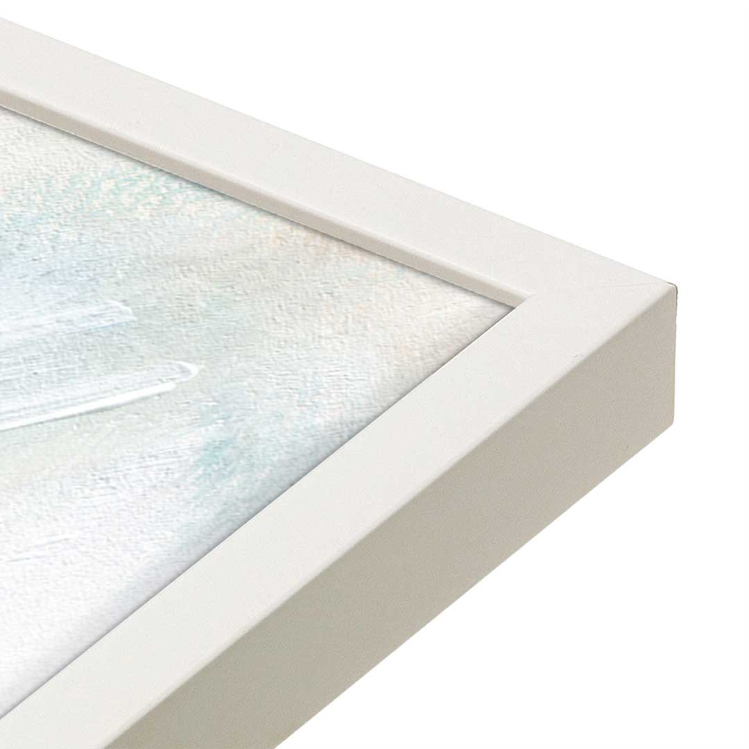 [Color:Opaque White], Picture of art in a Opaque White frame at an angle