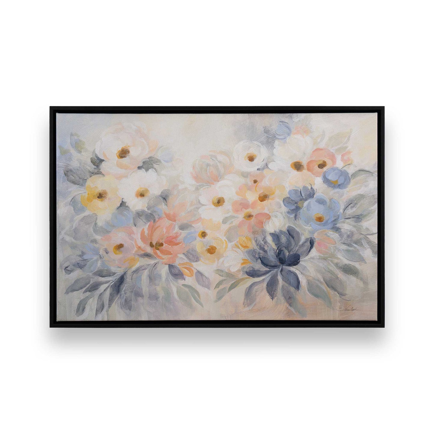 [Color:Satin Black], Picture of art in a Satin Black frame