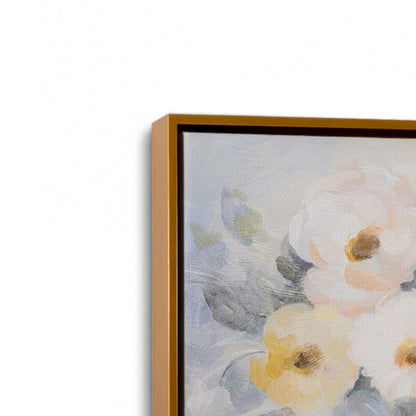 [Color:Polished Gold], Picture of art in a Polished Gold frame at an angle