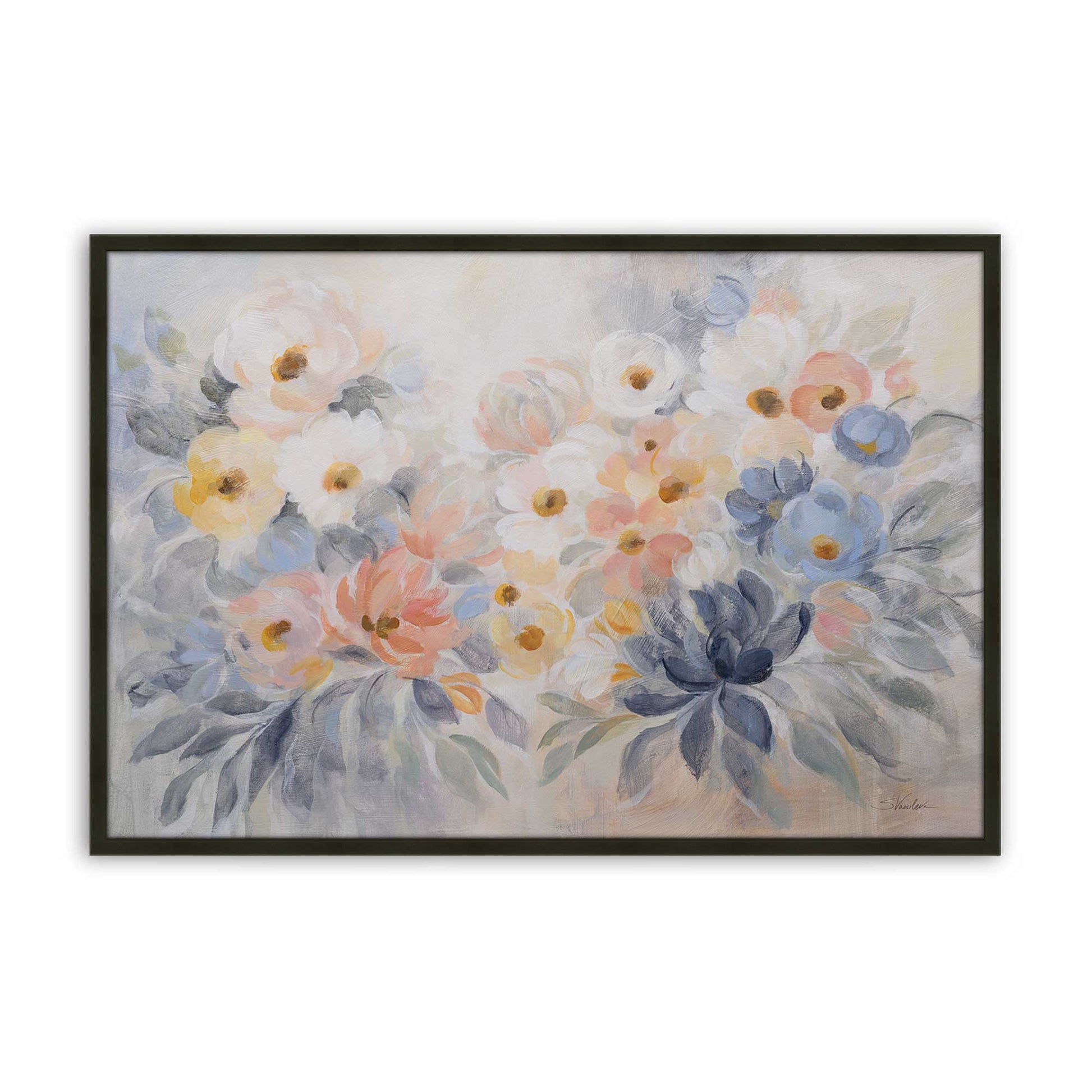 [Color:Satin Black], Picture of art in a Satin Black frame