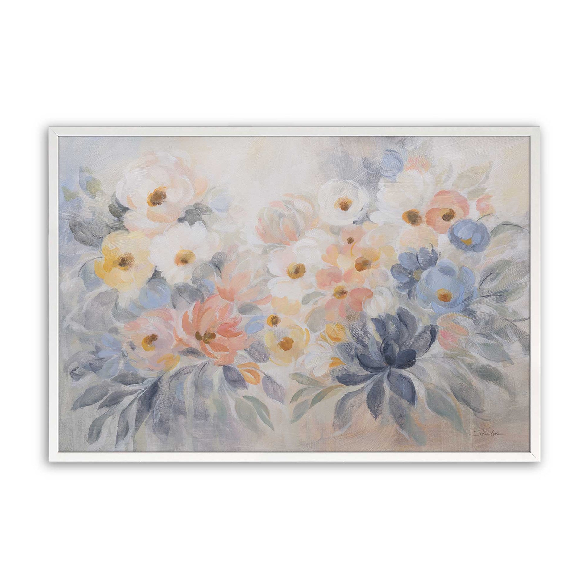 [Color:Opaque White], Picture of art in a Opaque White frame