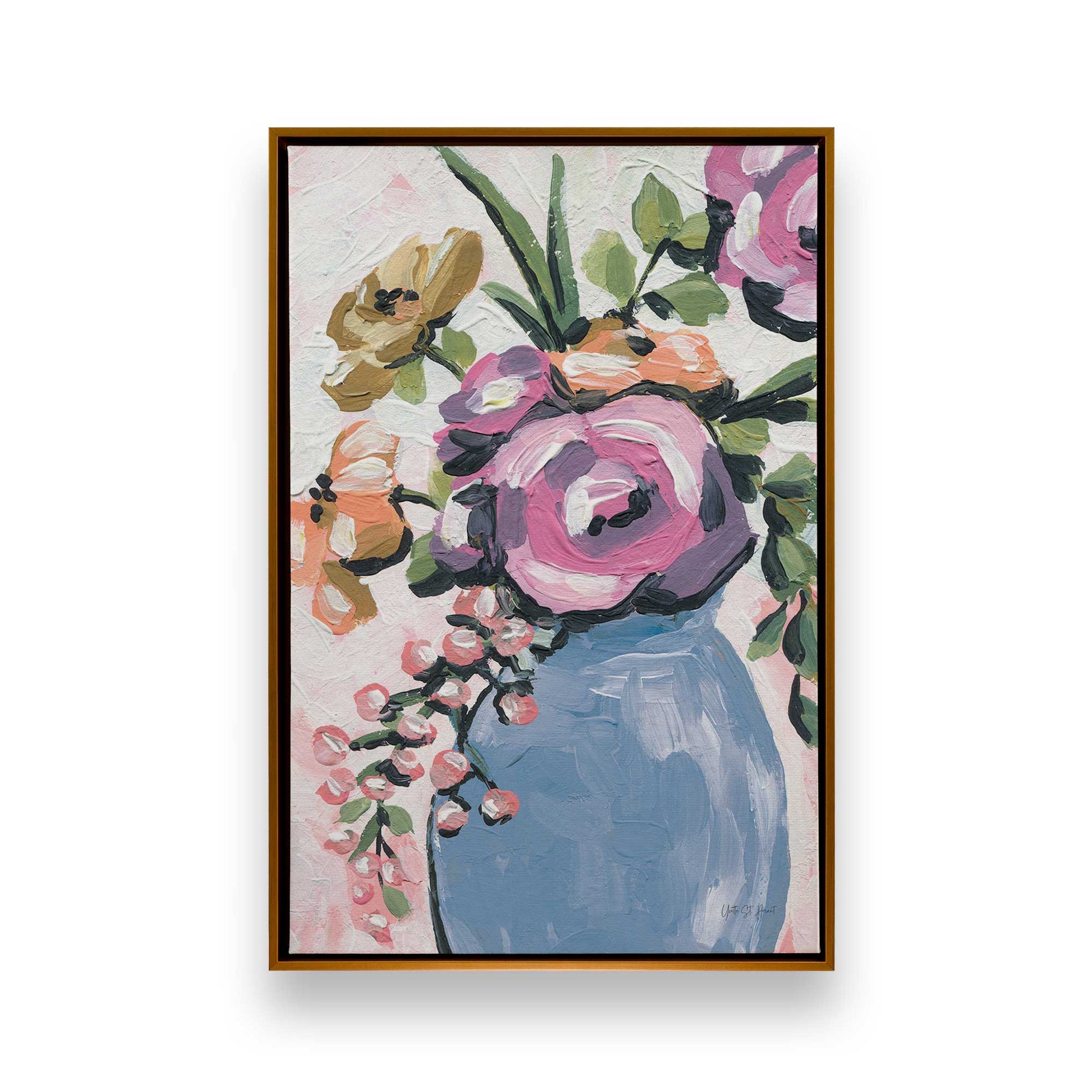 [Color:Polished Gold], Picture of art in a Polished Gold frame