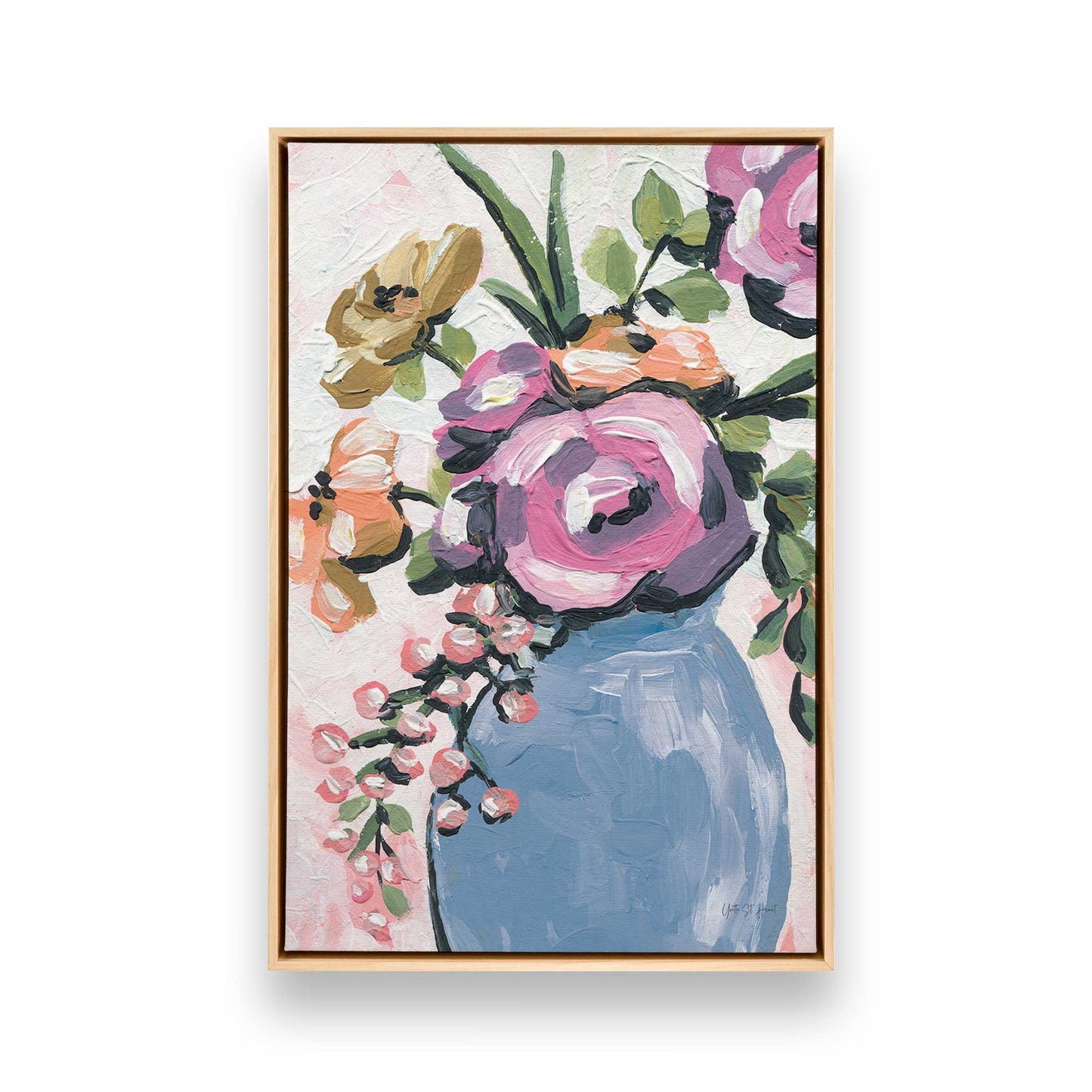 [Color:American Maple], Picture of art in a American Maple frame