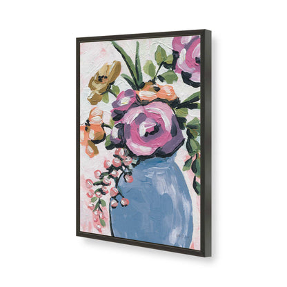 [Color:Satin Black], Picture of art in a Satin Black frame of the corner