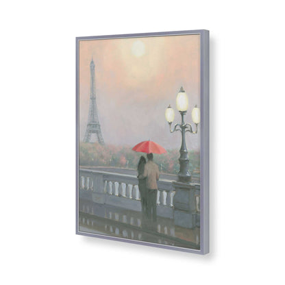 [Color:Polished Chrome], Picture of art in a Polished Chrome frame of the corner