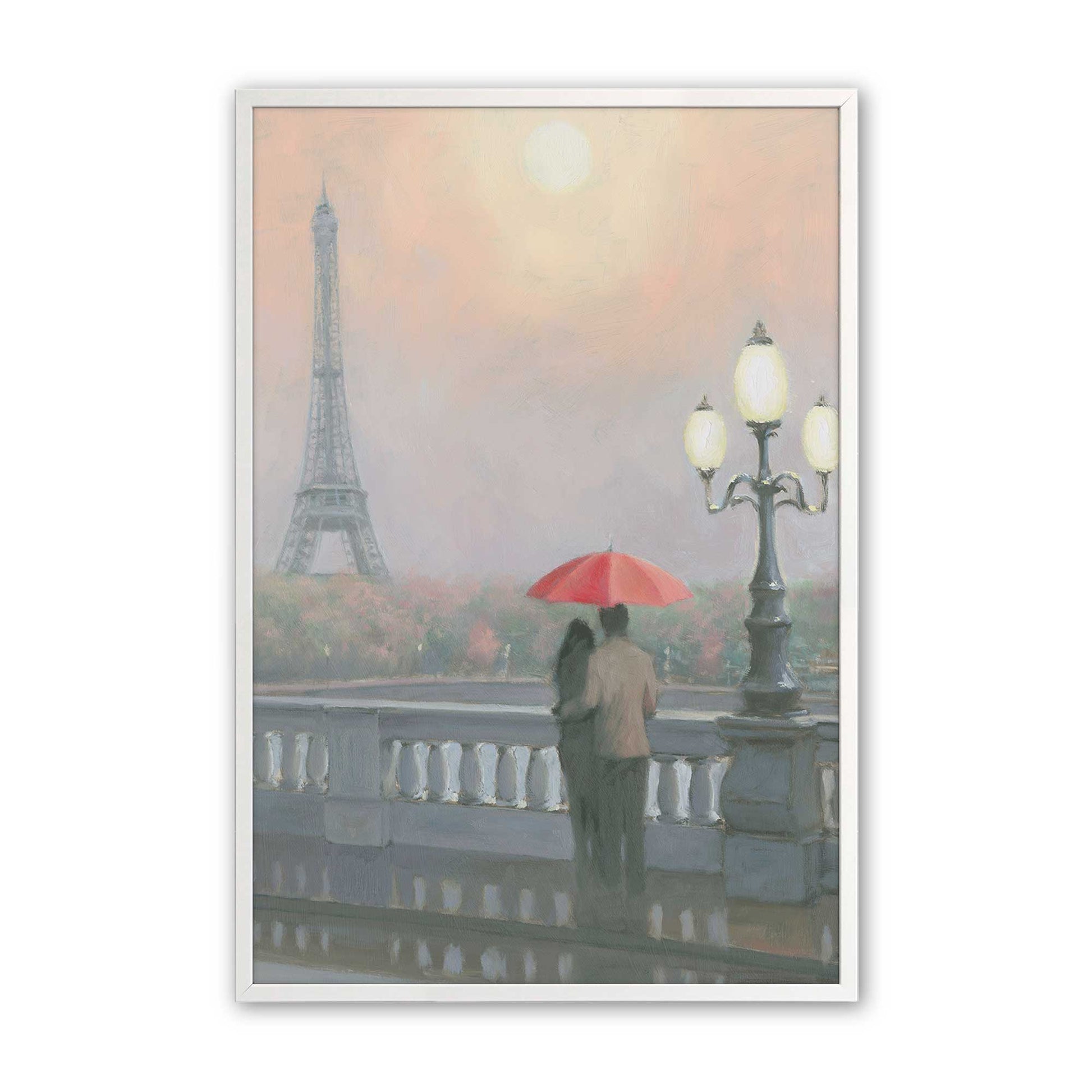 [Color:Opaque White], Picture of art in a Opaque White frame