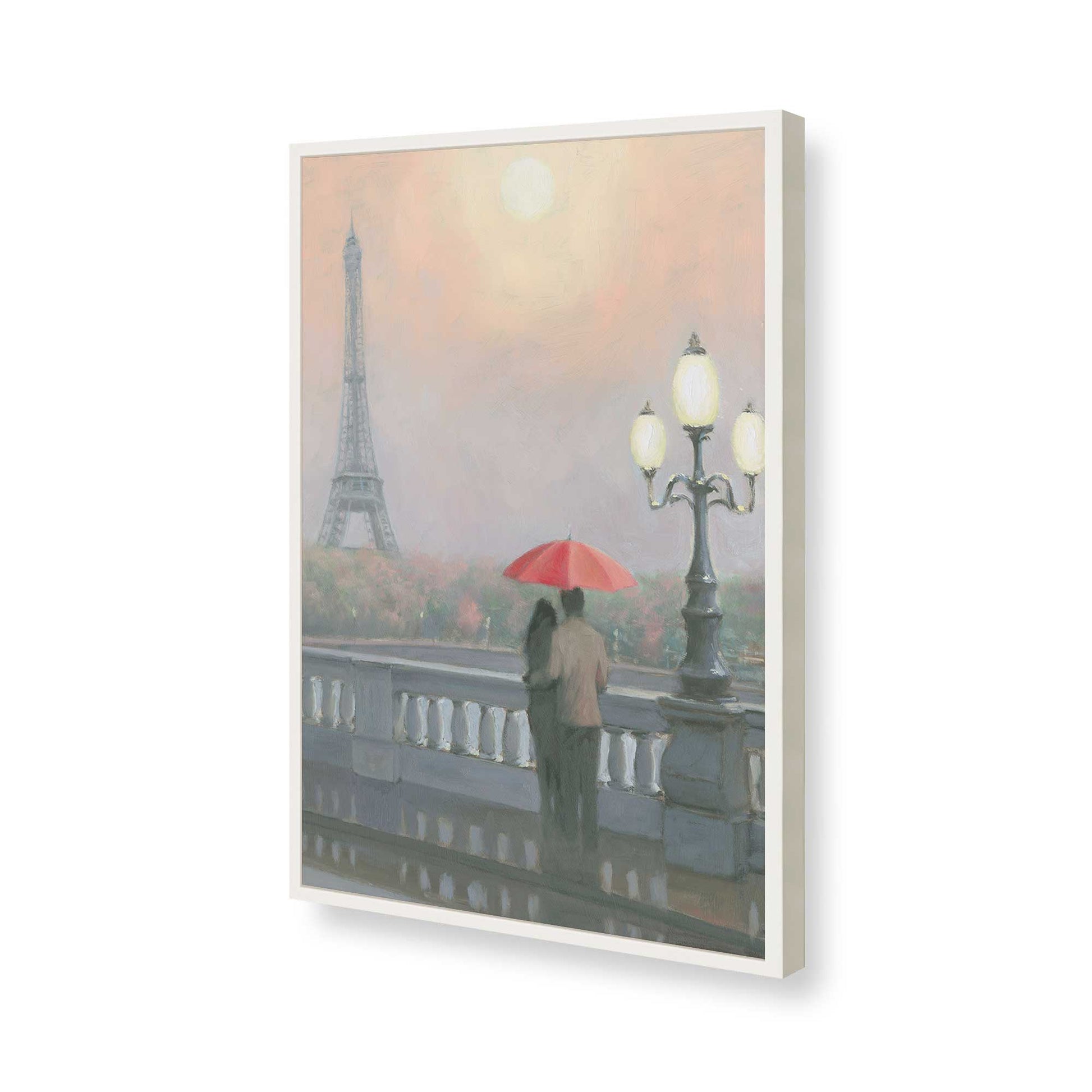 [Color:Opaque White], Picture of art in a Opaque White frame of the corner