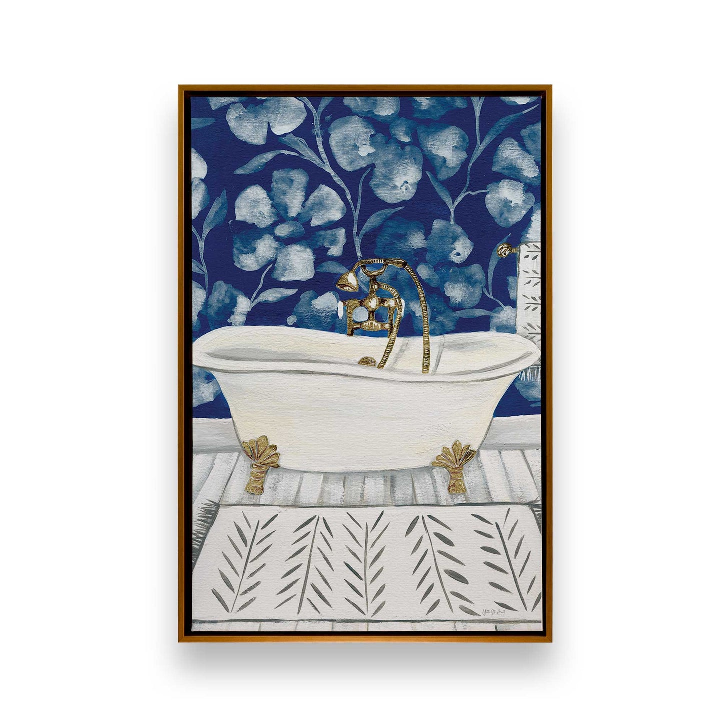 [Color:Polished Gold], Picture of art in a Polished Gold frame