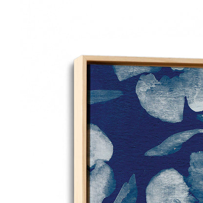 [Color:American Maple], Picture of art in a American Maple frame at an angle