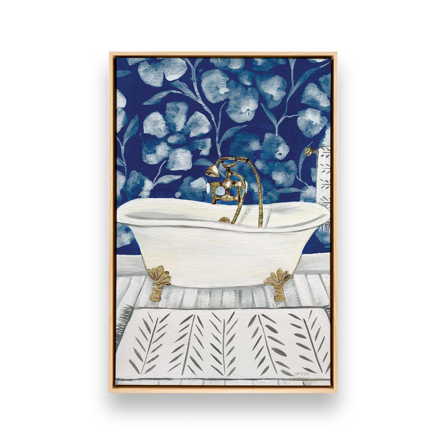 [Color:American Maple], Picture of art in a American Maple frame