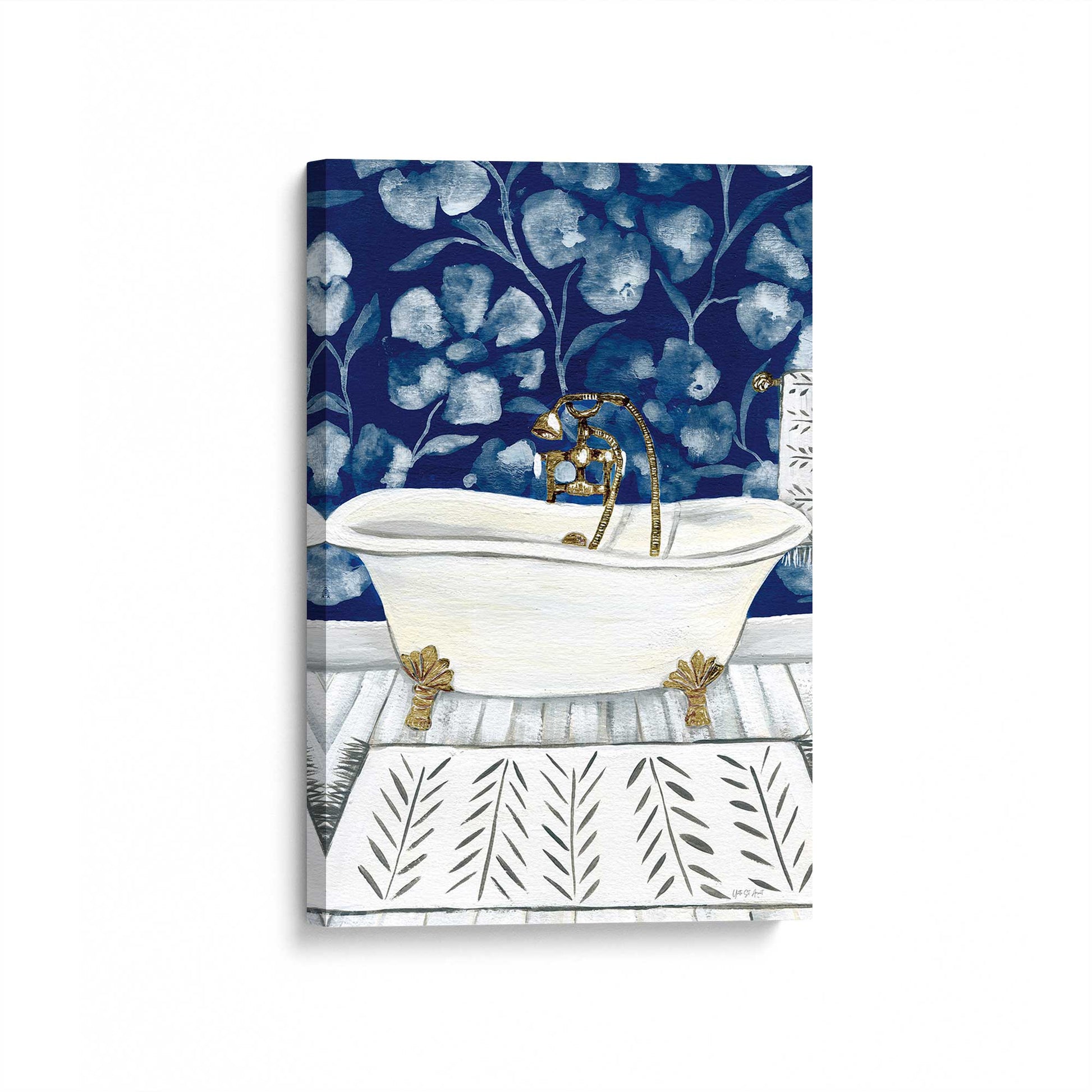 [Color:Stretched Canvas], Picture of art at an angle